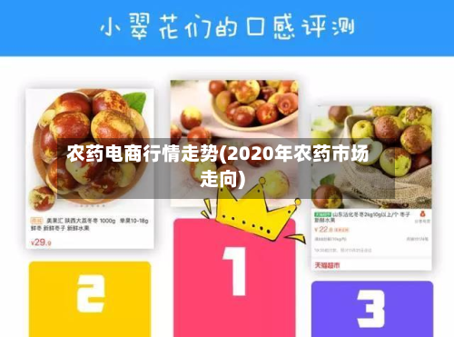农药电商行情走势(2020年农药市场走向)-第2张图片