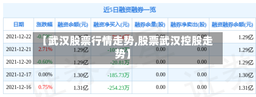 【武汉股票行情走势,股票武汉控股走势】-第2张图片