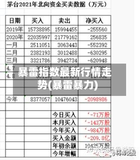 暴雷指数最新行情走势(暴雷暴力)-第3张图片