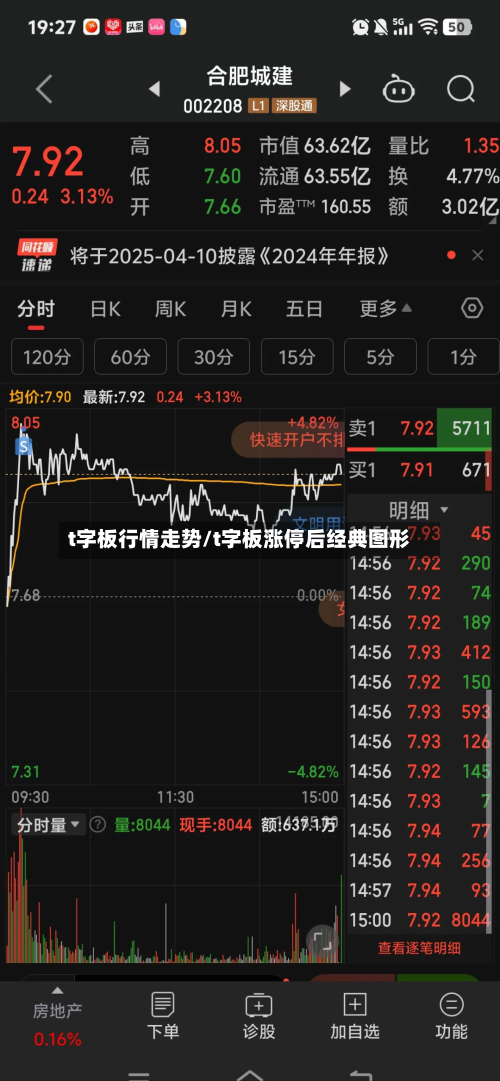 t字板行情走势/t字板涨停后经典图形-第2张图片