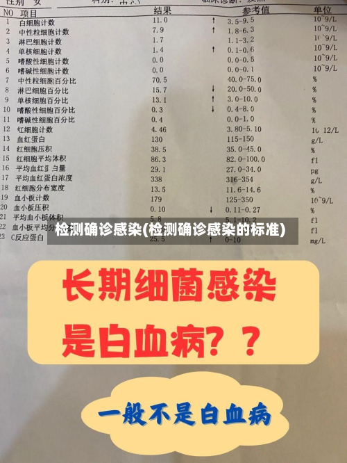 检测确诊感染(检测确诊感染的标准)