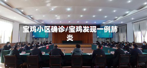 宝鸡小区确诊/宝鸡发现一例肺炎-第3张图片