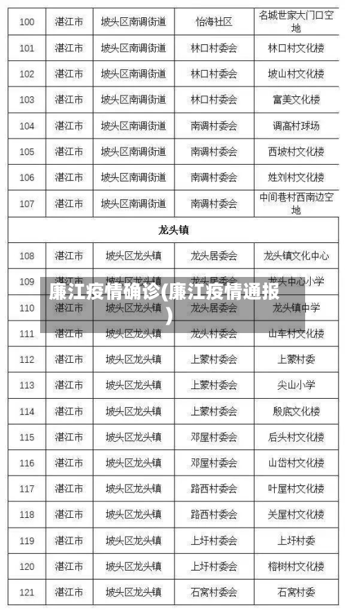 廉江疫情确诊(廉江疫情通报)-第2张图片