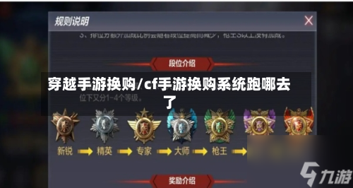 穿越手游换购/cf手游换购系统跑哪去了