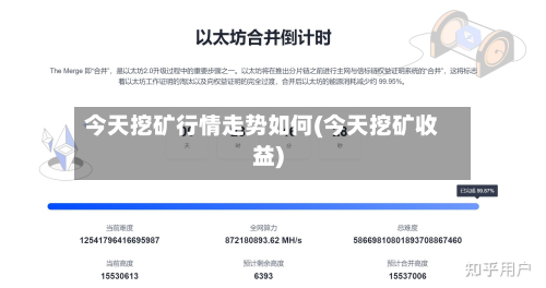 今天挖矿行情走势如何(今天挖矿收益)