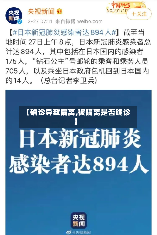 【确诊导致隔离,被隔离是否确诊】-第2张图片