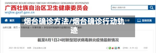 烟台确诊方法/烟台确诊行动轨迹
