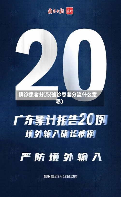 确诊患者分流(确诊患者分流什么意思)-第2张图片