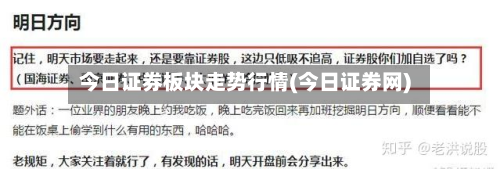 今日证券板块走势行情(今日证券网)
