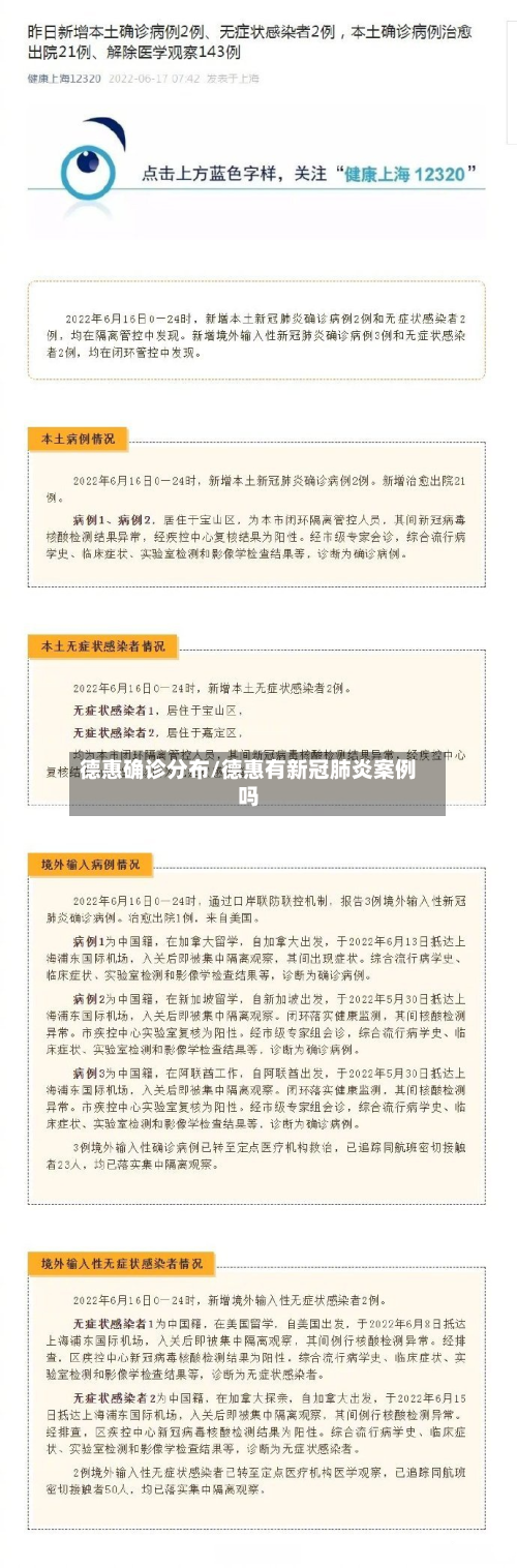 德惠确诊分布/德惠有新冠肺炎案例吗