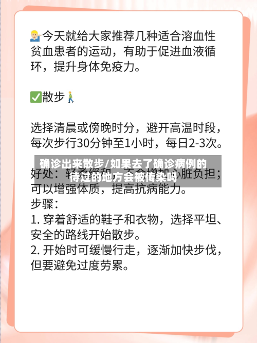 确诊出来散步/如果去了确诊病例的待过的地方会被传染吗