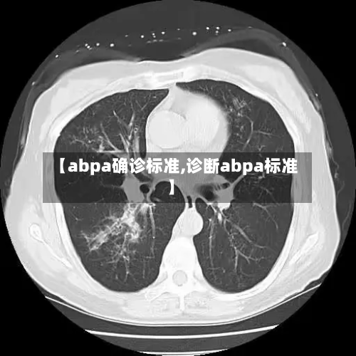 【abpa确诊标准,诊断abpa标准】