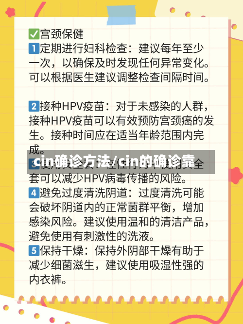 cin确诊方法/cin的确诊靠