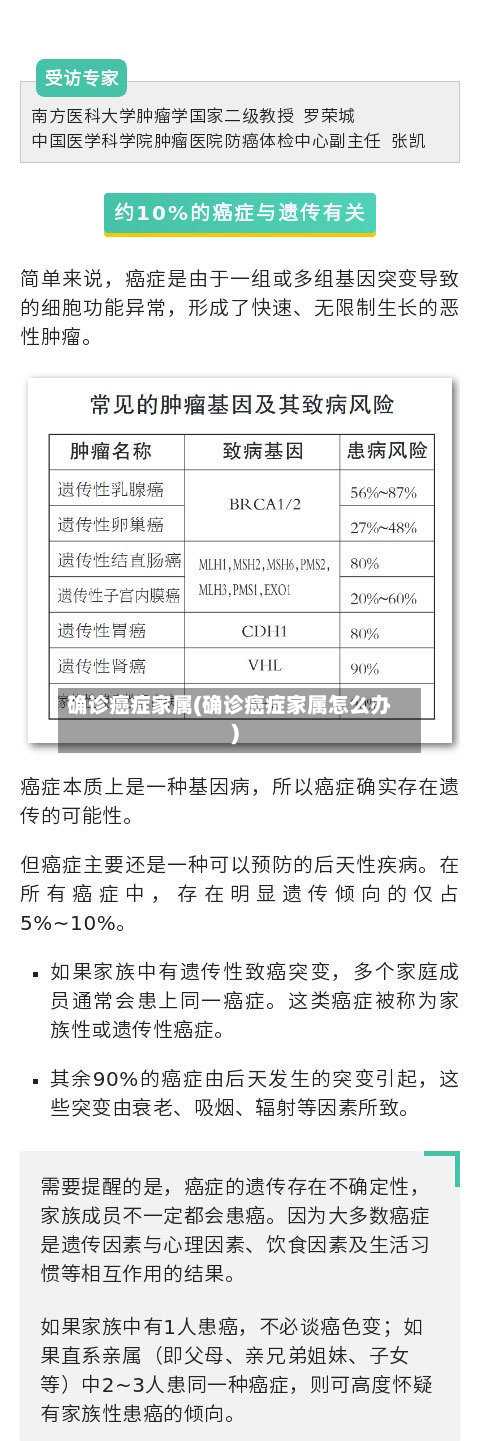 确诊癌症家属(确诊癌症家属怎么办)-第2张图片