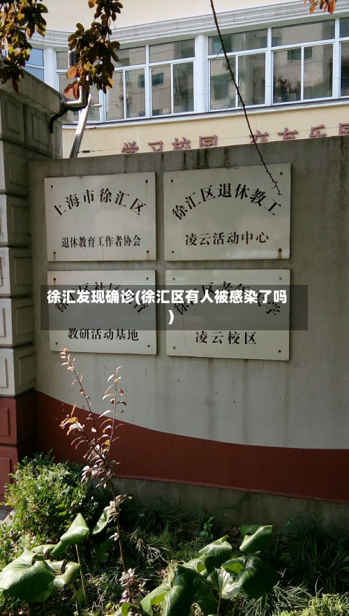 徐汇发现确诊(徐汇区有人被感染了吗)
