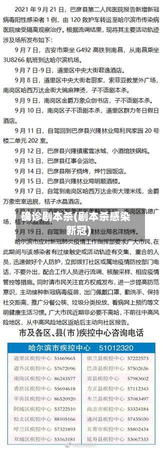 确诊剧本杀(剧本杀感染新冠)-第2张图片