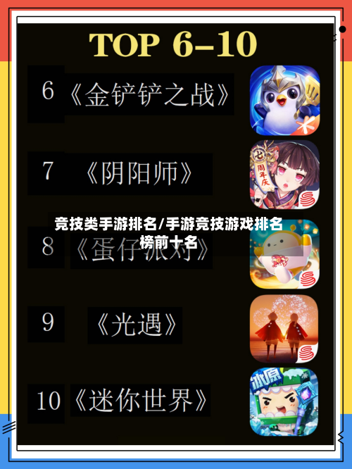 竞技类手游排名/手游竞技游戏排名榜前十名-第2张图片