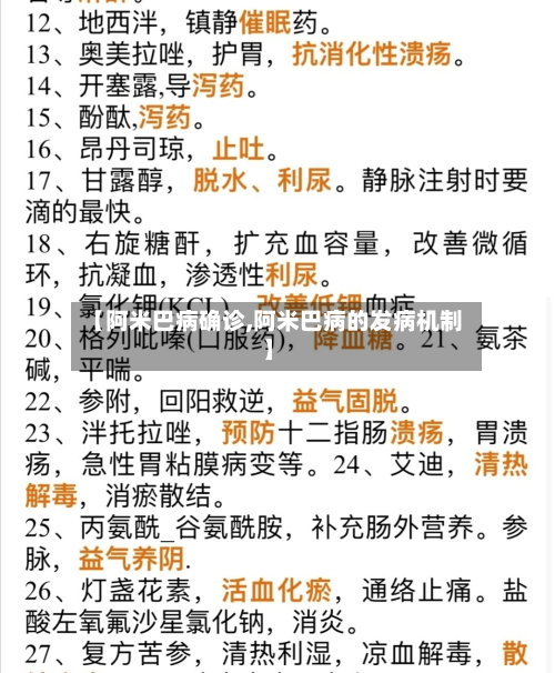 【阿米巴病确诊,阿米巴病的发病机制】