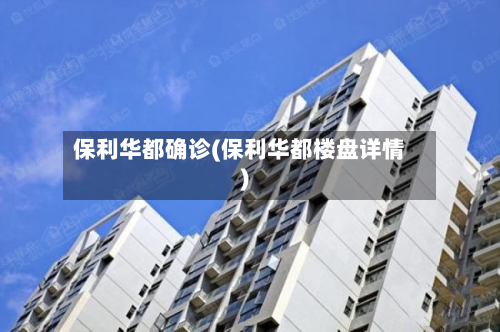 保利华都确诊(保利华都楼盘详情)-第2张图片