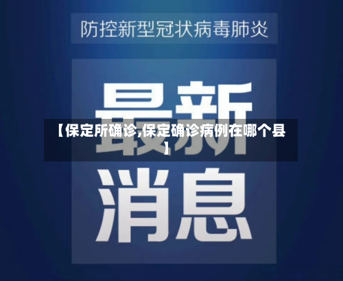 【保定所确诊,保定确诊病例在哪个县】-第3张图片