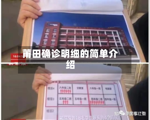 莆田确诊明细的简单介绍-第2张图片