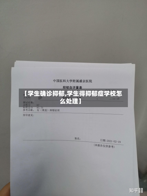 【学生确诊抑郁,学生得抑郁症学校怎么处理】