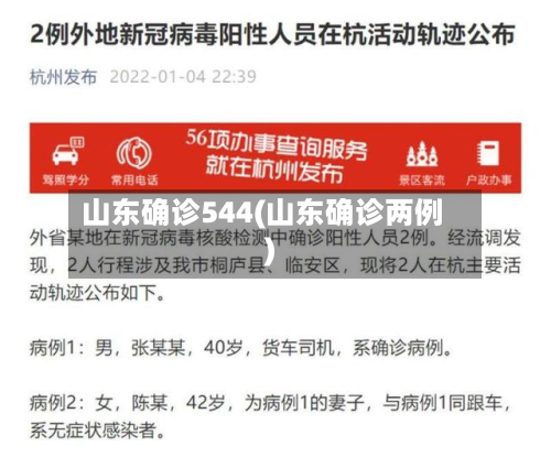 山东确诊544(山东确诊两例)