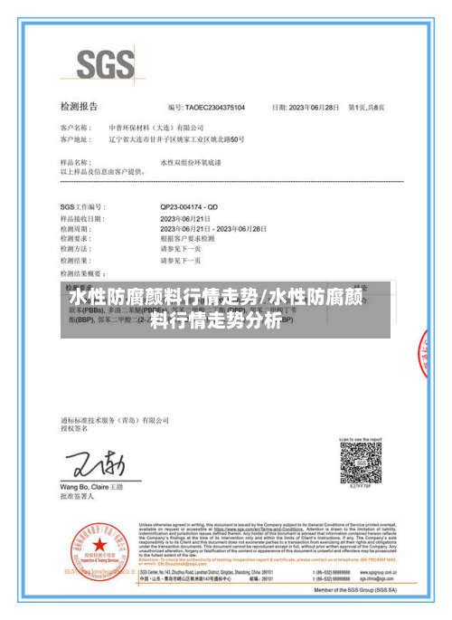 水性防腐颜料行情走势/水性防腐颜料行情走势分析