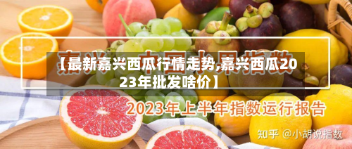 【最新嘉兴西瓜行情走势,嘉兴西瓜2023年批发啥价】-第2张图片