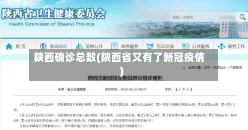 陕西确诊总数(陕西省又有了新冠疫情)