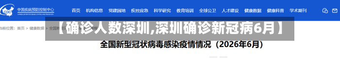 【确诊人数深圳,深圳确诊新冠病6月】