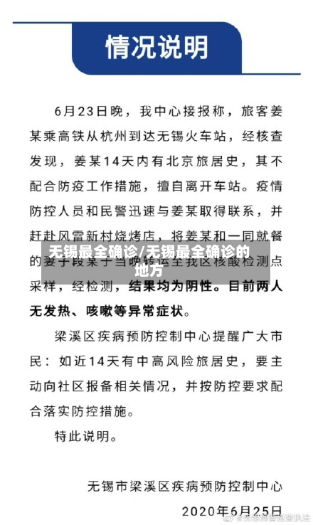 无锡最全确诊/无锡最全确诊的地方-第2张图片