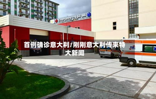 首例确诊意大利/刚刚意大利传来特大新闻-第2张图片