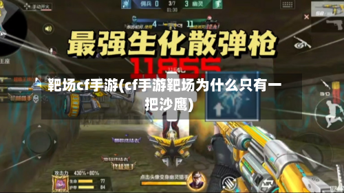 靶场cf手游(cf手游靶场为什么只有一把沙鹰)