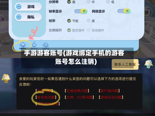 手游游客账号(游戏绑定手机的游客账号怎么注销)