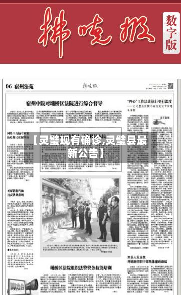 【灵璧现有确诊,灵璧县最新公告】