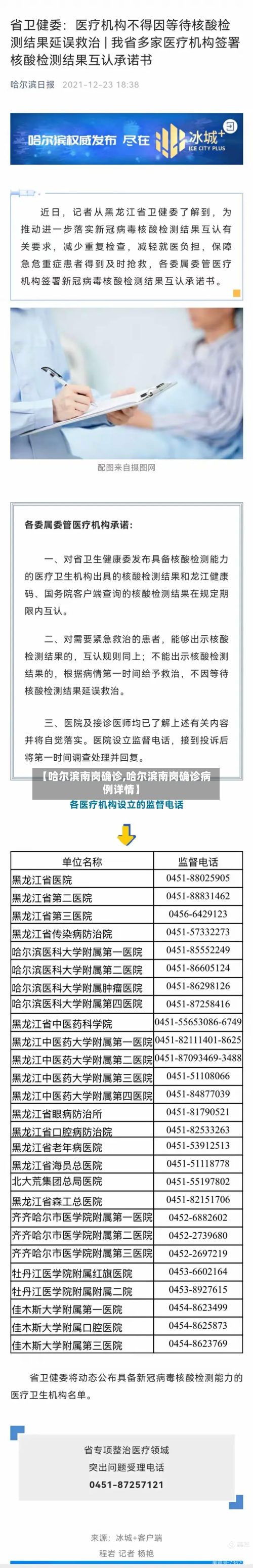 【哈尔滨南岗确诊,哈尔滨南岗确诊病例详情】
