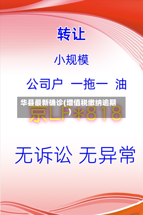 华县最新确诊(增值税缴纳逾期)-第3张图片