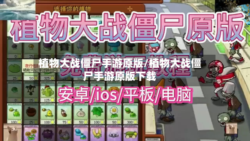 植物大战僵尸手游原版/植物大战僵尸手游原版下载