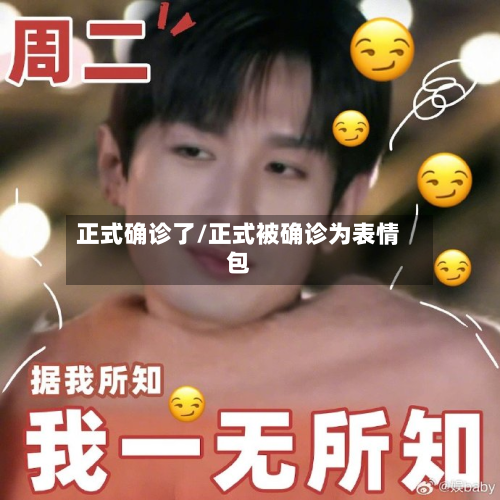 正式确诊了/正式被确诊为表情包-第3张图片