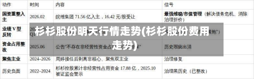 杉杉股份明天行情走势(杉杉股份费用走势)-第3张图片
