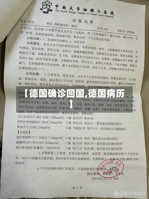 【德国确诊回国,德国病历】-第3张图片