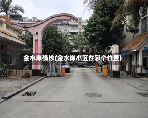 金水岸确诊(金水岸小区在哪个位置)