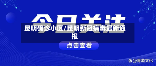 昆明确诊小区/昆明新冠病毒最新通报-第2张图片