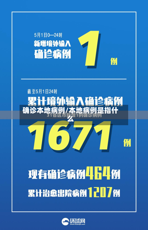 确诊本地病例/本地病例是指什么