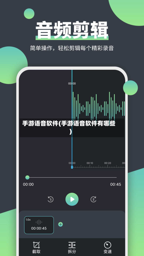 手游语音软件(手游语音软件有哪些)