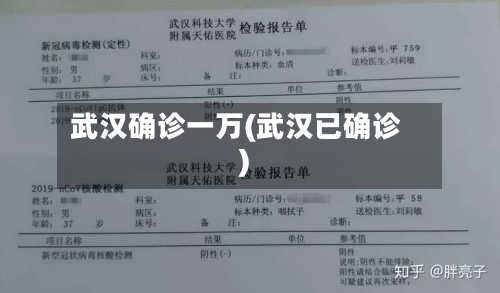 武汉确诊一万(武汉已确诊)