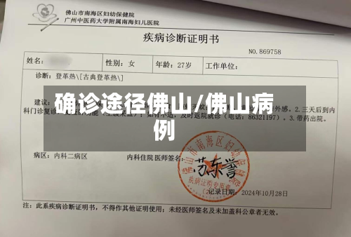 确诊途径佛山/佛山病例-第2张图片