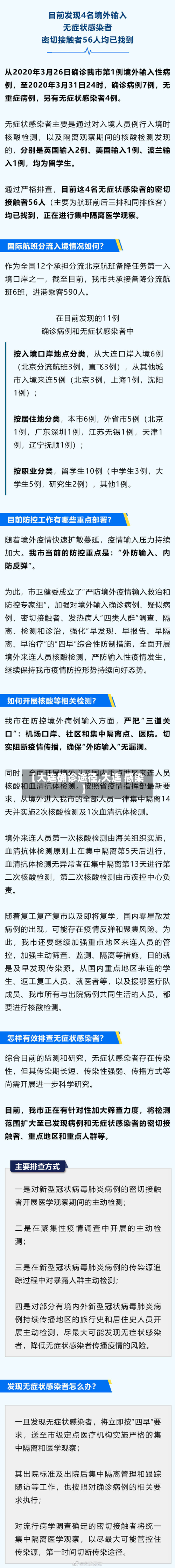【大连确诊途径,大连 感染】